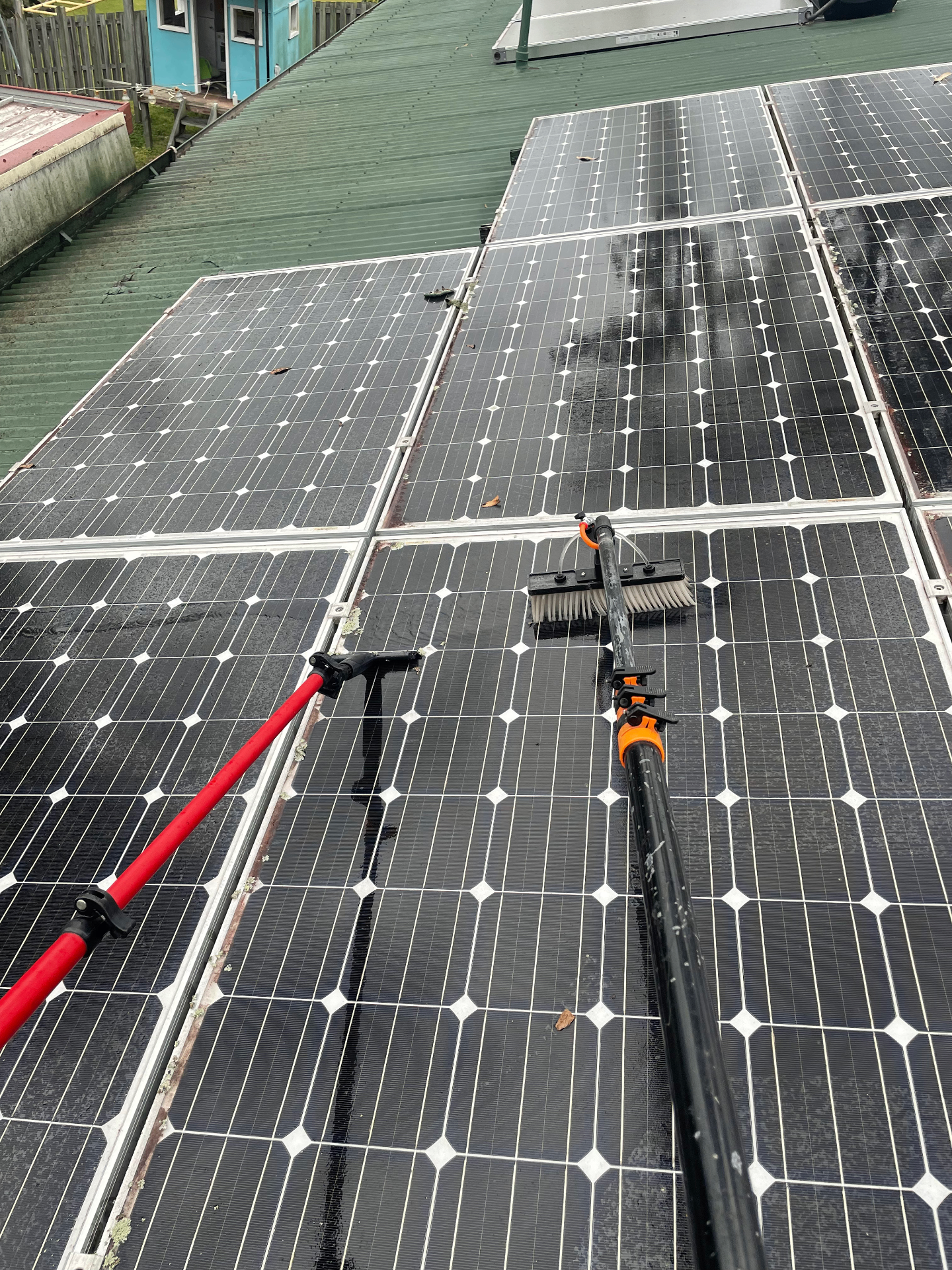 Solar panels restored to optimal performance